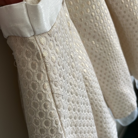 Gymboree Gold and Cream Brocade Dress Size 7 - Picture 9 of 10